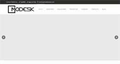 Desktop Screenshot of modesksac.com